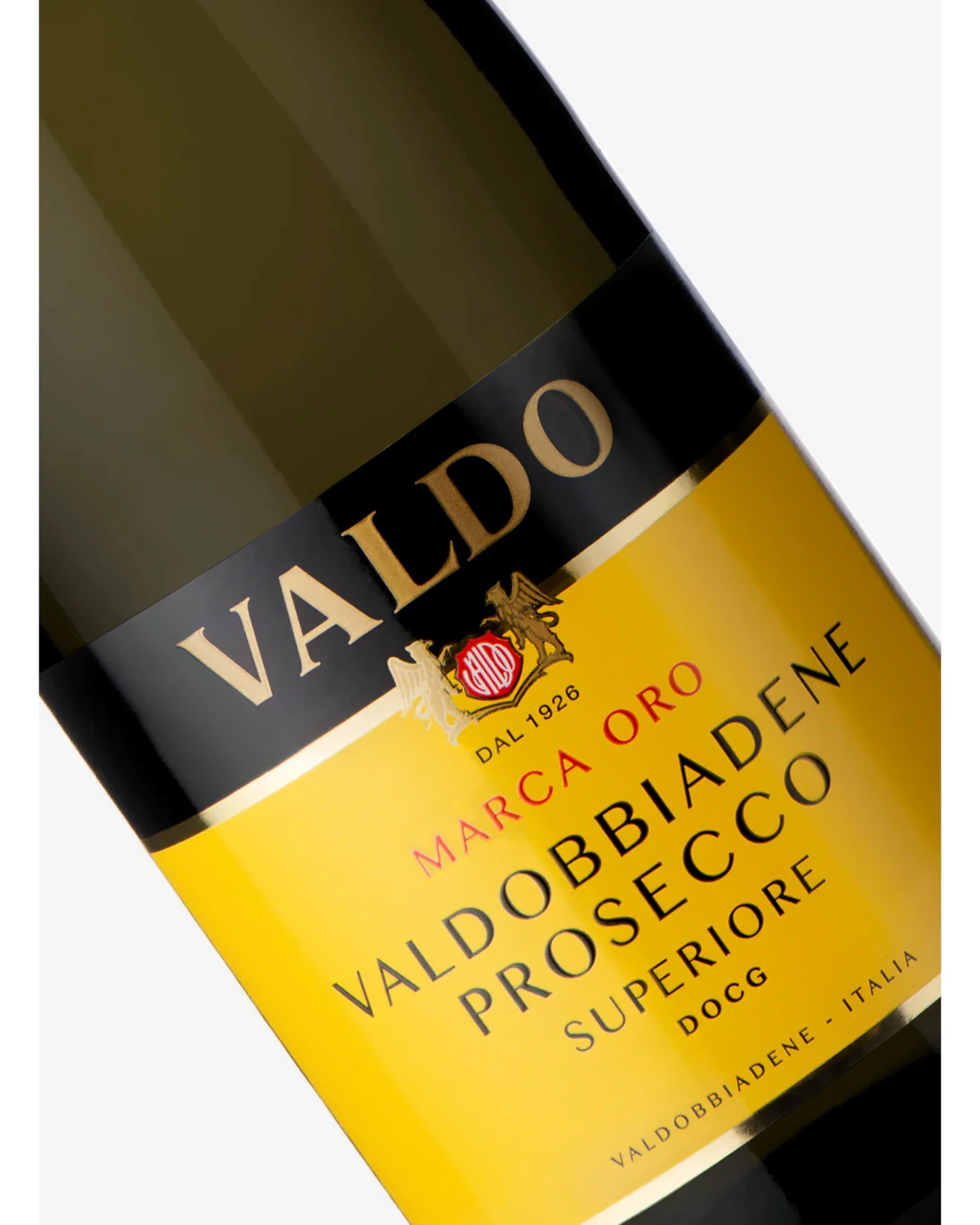 Valdo Marca ORO Valdobbiadene Prosecco Superiore tilt